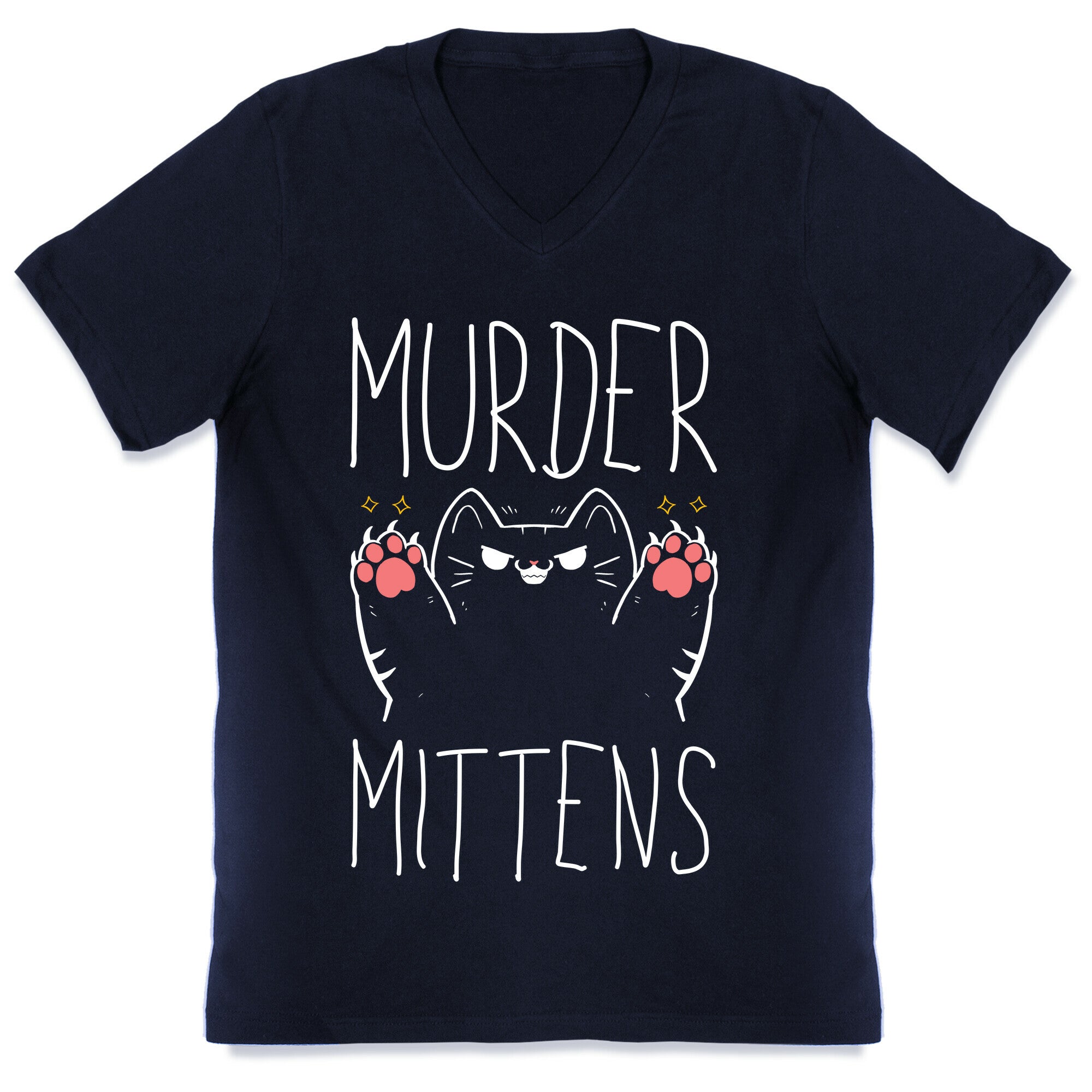 Murder Mittens V-Neck